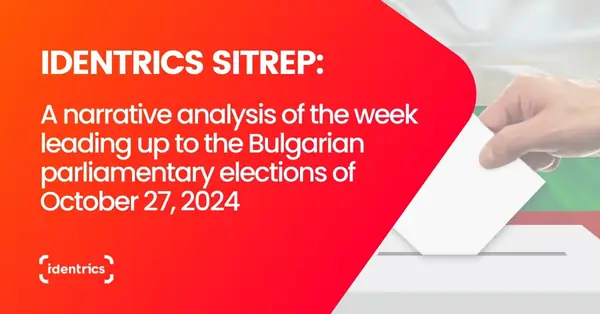 Narrative Analysis Behind Bulgaria's 2024 Parliamentary Elections